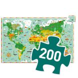 Megfigyeltető puzzle - Lenyűgöző világ, 200 db-os - A round the world + booklet