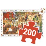 Megfigyeltető puzzle - Lovaglás, 200 db-os - Horse riding