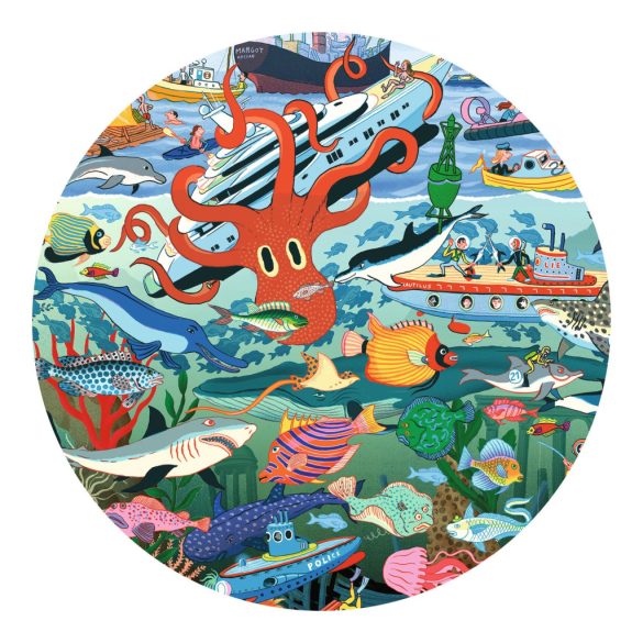 Megfigyeltető puzzle - Tenger titkai, 200 db-os - Secrets of the Sea