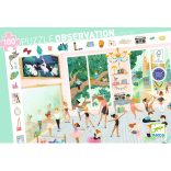 Megfigyeltető puzzle - Balett iskola, 100 db-os - The dance school