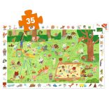 Megfigyeltető puzzle - Kisbarátok a kertben, 35 db-os - Little friends' garden