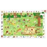 Megfigyeltető puzzle - Kisbarátok a kertben, 35 db-os - Little friends' garden