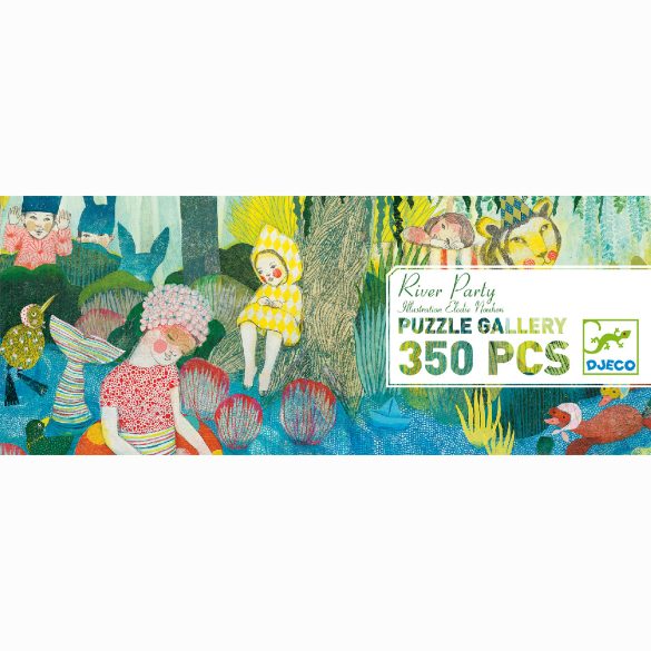 Művész puzzle - Folyóparti piknik, 350 db-os - River Party