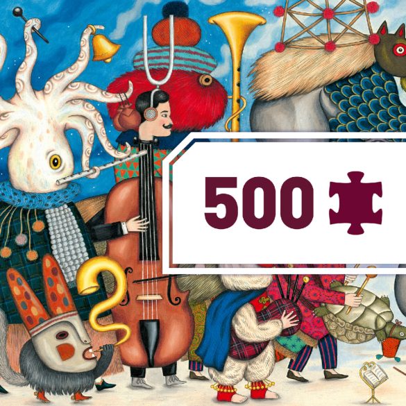 Művész puzzle - Fantasztikus zenekar, 500 db-os - Fantasy Orchestra