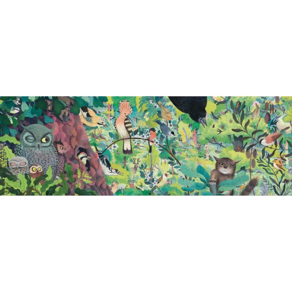 Művész puzzle - Baglyok és madarak, 1000 db-os - Owls and birds