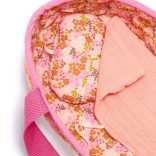 Játékbaba Mini, 20 cm - Barbara mózeskosárral