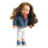 Játékbaba kiegészítő, babaruha - Kék dzseki - Outfit Blue jacket