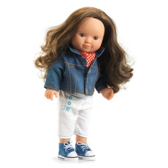 Játékbaba kiegészítő, babaruha - Kék dzseki - Outfit Blue jacket