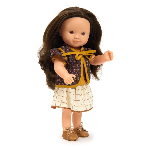 Játékbaba kiegészítő, babaruha - Szettecske - Outfit Capucine