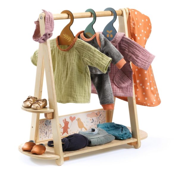 Nagy ruhafogas 3 vállfával - Large clothes rack, 3 hangers