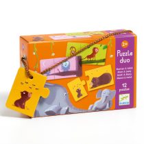 Párosító puzzle - Mama-baba, 24 db-os - Mom and baby
