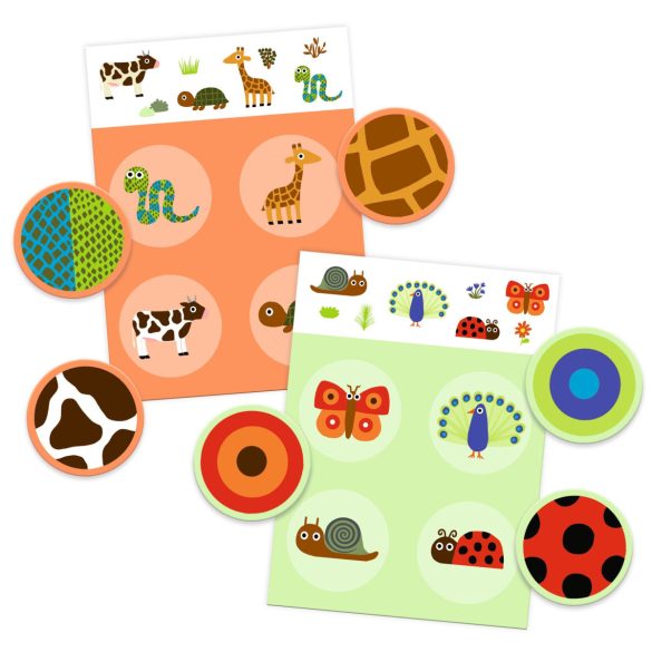 Társasjáték - Tollas és szőrös - Loto Feathers and Fur