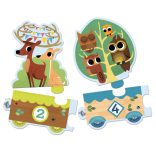 Sorozatkirakó puzzle - 10-ig számolok, 20 db-os - I count