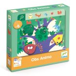 Fejlesztő játék, megfigyelés - Keress és pörgess, Állatok - Eduludo Obs Animo