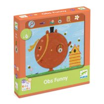   Fejlesztő játék, megfigyelés - Keress és pörgess, Tréfás - Eduludo Obs Funny