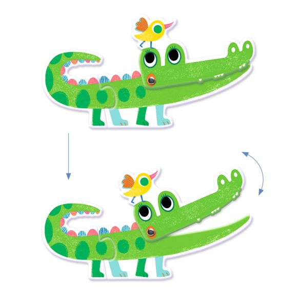 Párosító puzzle - Ormányos - Articulo Animals