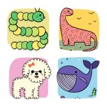 Rajzolás lépésről lépésre - Mintázat - Eduludo Step by Step Lama and Co