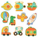 Párosító puzzle - Járművek, 20 db-os - Duo Vehicles