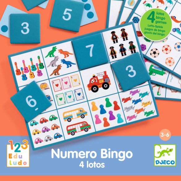 Fejlesztő játék - Számos bingó - Numero Bingo