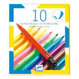 Ecsetfilc készlet - 10 ragyogó szín - Pop colors