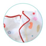 Kötény zsebbel - Matrica és ceruza mintás - Apron with pocket - Stickers and pencils