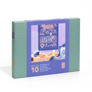 Műterem 10 - Selyem festés, Tigrisek  - Atelier 10, Silk Painting