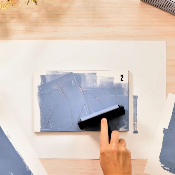 Műterem 47 - Gélnyomtatás, Éjjel és nappal - Atelier 47, Gel Printing