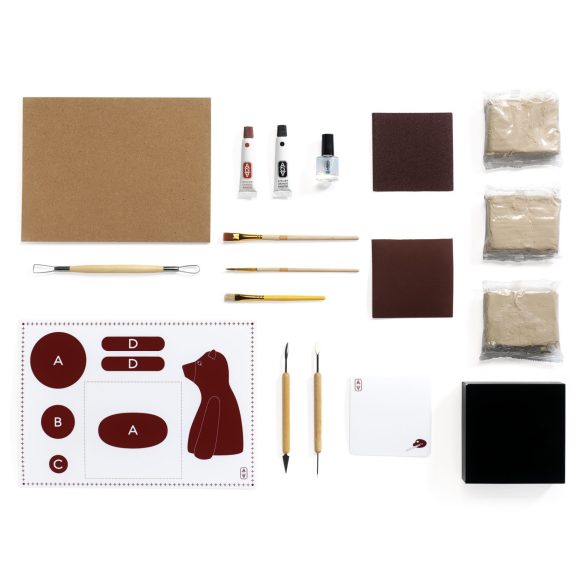 Műterem 84 - Agyag szobor, Medve - Atelier 84, Modelling