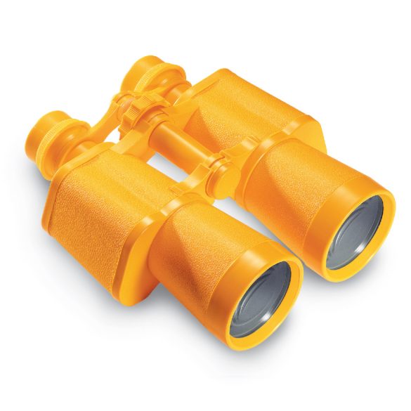 Kétcsövű sárga gyerektávcső tartozékokkal - Special 50 Yellow Binocular with Case