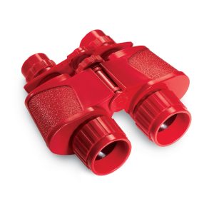 Piros kétcsövű gyerektávcső - Super 40 Red Binocular with Case