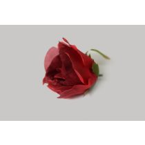 Vörös rózsafejek 12db 8cm