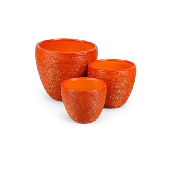 Narancssárga kerámia 3 szett