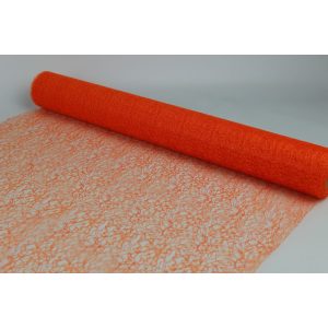 Narancssárga pókhálós organza