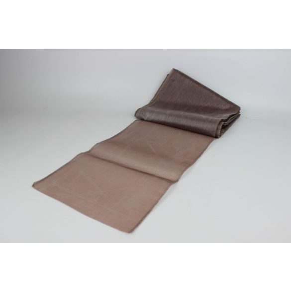 Barna átlátszó organza 22cm 6db