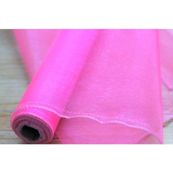 Rózsaszín neon organza 36cm 9m
