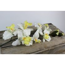 Fehér mű orchidea szárral 90cm