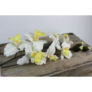 Fehér mű orchidea szárral 90cm