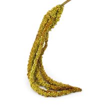 Zöldesbarna díszfürt golyócskákból 180cm