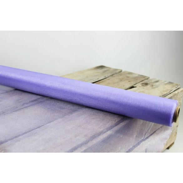 Lila organza anyag 48cm