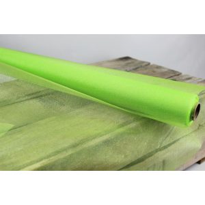 Világoszöld organza anyag 48cm