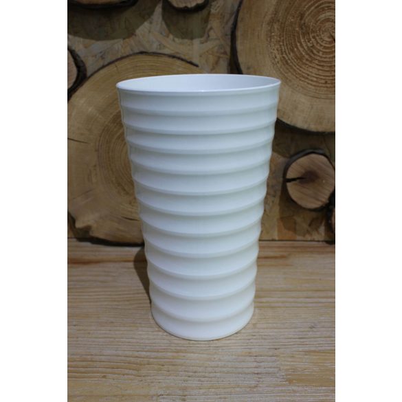 Fehér kegyeleti váza 26cm