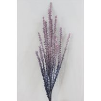 Kékes-lila dekoratív habfű 80cm