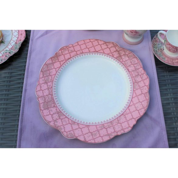 Romantic Rose sekély porcelán tányér 28cm