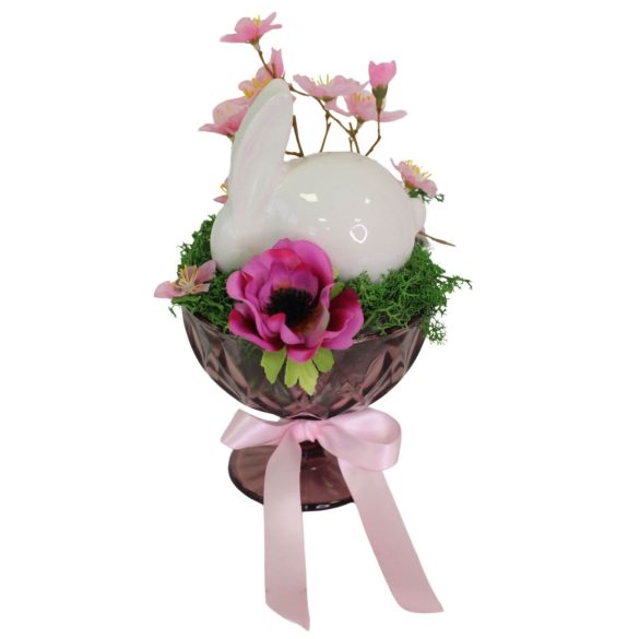 Húsvéti dekoráció nyuszival 20cm