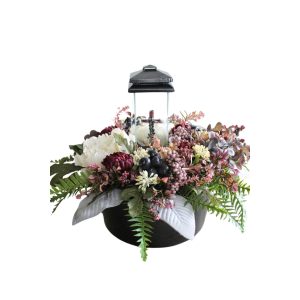 Sírdísz gyertyatartóval 45cm