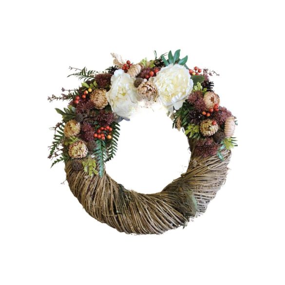Természetes sírkoszorú 50cm