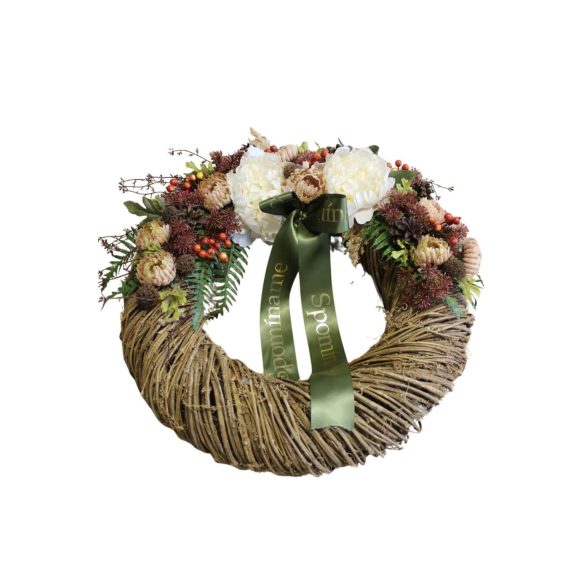 Természetes sírkoszorú 50cm