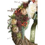 Természetes sírkoszorú 50cm