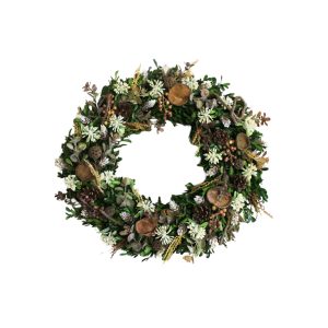 Bukszus koszorú ajtóra, 50 cm