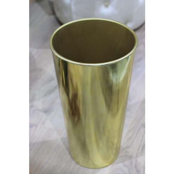 Arany fényes műanyag váza 40cm